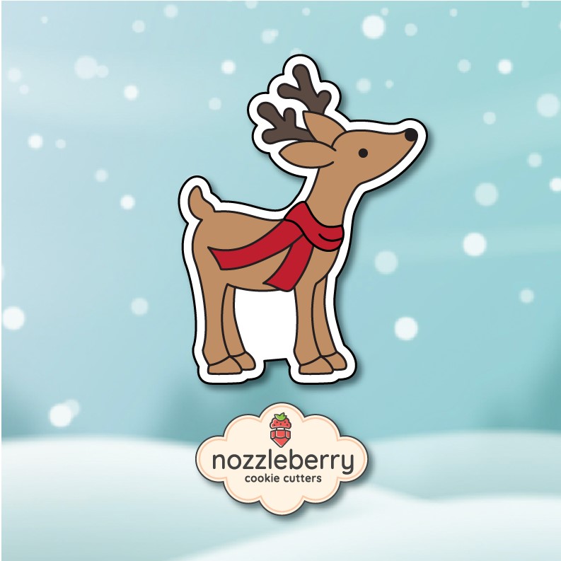xmas0011 deer 25a