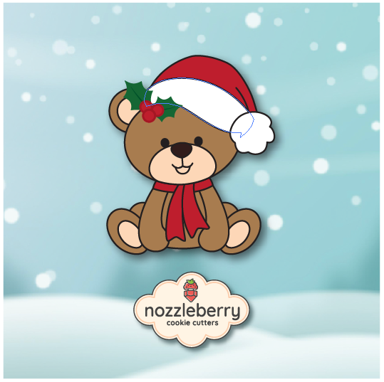 christmas bear a 10 xmas0103