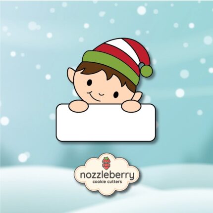 Elf Boy με Ταμπέλα