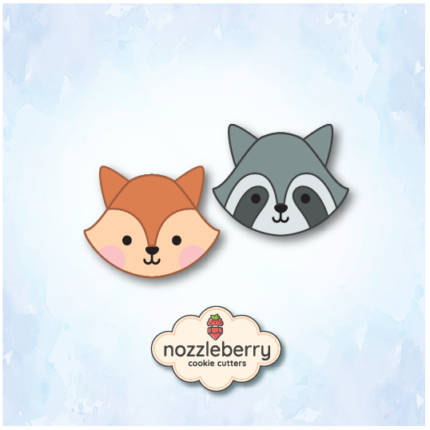 Σετ Κεφάλι Αλεπού με Ρακούν