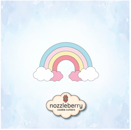 Ουράνιο Τόξο με Σύννεφα