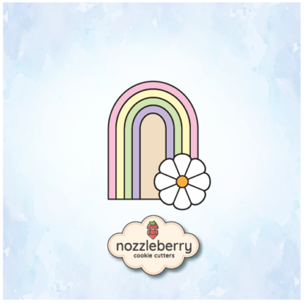 Ουράνιο Τόξο με Λουλούδι