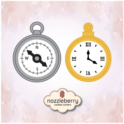 Σετ Πυξίδα με Ρολόι Alice