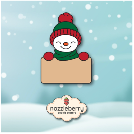 Χιονάνθρωπος με Ταμπέλα