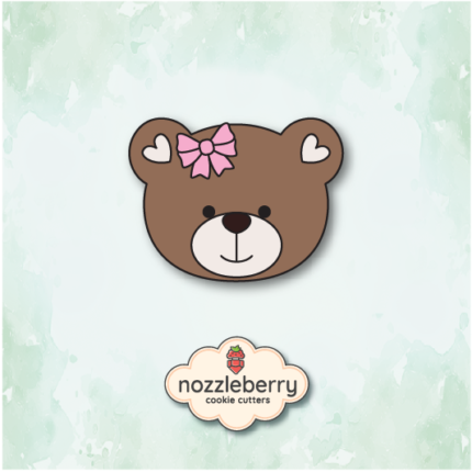 Αρκουδάκι Κεφάλι με Φιόγκο