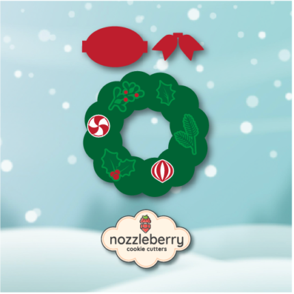 Χριστουγεννιάτικο στεφάνι (platter)