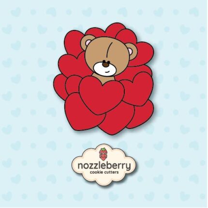 Αρκούδι με καρδιές
