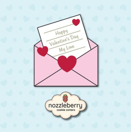 Φάκελος με σφραγίδα Happy Valentine's Day