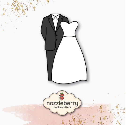 bride and groom together a