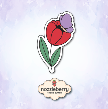 Τουλίπα με πεταλούδα