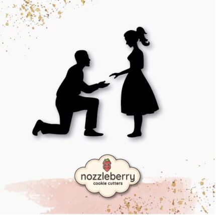 Πρόταση γάμου σιλουέτες