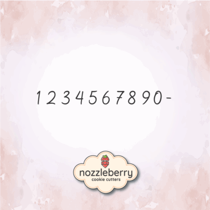 Σφραγιδογράμματα αριθμοί Stylish