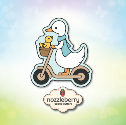 *Χήνα με πατίνι